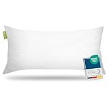 Beautissu Allergiker Kopfkissen 40x80 cm – Mikrofaser Steppkissen 450g Weiche...