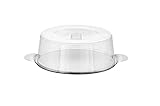 APS Tortenplatte mit Haube – hochwertige Tortenplatte aus rostfreiem Edelstahl...