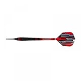 Harrows Ace Rubber Black Dartpfeile | Softdarts-Set mit Tragetasche |16g und 18g...