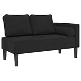 vidaXL Chaiselongue, Indoor Lounge Sofa mit Kissen, Gepolsterte Recamiere für...