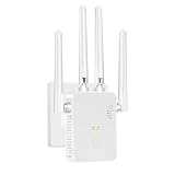 Aenxwa WLAN-Extender-Signalverstärker für bis zu 6.000 m² und 60 Geräte,...