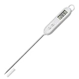 Gentpovth Digitale Küchenthermometer, thermometer kochen mit langen Sonden,...