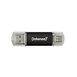 Intenso Twist Line 64 GB, Dual USB-Stick 3.2 Gen 1x1, USB-C und USB-A, 70MB/s,...