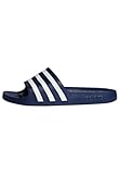 adidas Unisex Adilette Aqua Slides RUTSCHEN, Dark Blue/Cloud White/Dark Blue,...