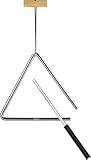 Nino Percussion Triangel mit Schlägel – Medium – Musikinstrument für...