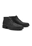 Timberland Herren Chukka Stiefel, Black Full Grain, 43.5 EU