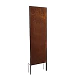 ESTEXO Sichtschutzelement Sichtschutz Edelrost 150 cm Sichtschutzwand...