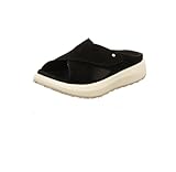 JOYA Alicante Black Pantolette, Veloursleder, Klettv., Senso-Sohle, Kategorie...