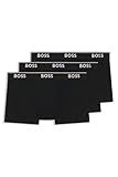 BOSS Hugo Herren Trunk 3p Co/EL Boxershorts, New - Black1, L