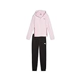 PUMA Mädchen Hooded Sweat Suit Cl Trainingsanzug, Whisp Of Pink, 116 EU