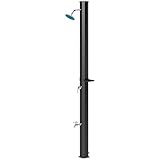 Outsunny Solardusche 35 Liter Solar Gartendusche mit Wasserhahn Duschkopf...
