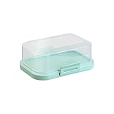 1x Hochwertige Stapelbare Butterdose mit Verschluss/Plastik-box-dose, Perfekte...
