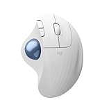 Logitech ERGO M575S kabellose Trackball-Maus, kabellose ergonomische Maus mit...