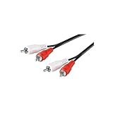 Goobay 50097 Stereo Cinchkabel 0,5m / 2x Cinch-Stecker auf 2x Cinchstecker / RCA...
