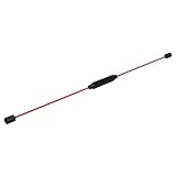 GORILLA SPORTS® Schwingstab - 160 cm, Hochbelastbarer, Flexibel, Fiberglas, Rot...