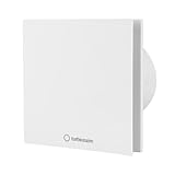 Turbionaire Arte 100 SW Bad Ventilator 100mm, Weiß für die Evakuierung...
