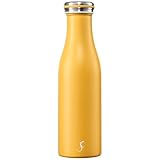 LURCH Isolierflasche aus Edelstahl 0,5 l in Lemonade – Eine Trinkflasche für...