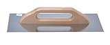 Aqbau® Glättkelle 380x130 mm, Schweizer Glättekelle, Aufziehplatte Glätter,...