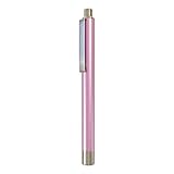 DocCheck LED-Diagnostikleuchte 'Blink' – Helle LED, Verschiedene Farben, Robustes Metallgehäuse, Clip für festen Halt, Ideal für Ärzte und Pflegepersonal (Pink)