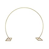 CZCPAPY 2,7 M goldenes Partydekorationsbogen-Set aus Metall, geeignet für...