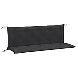 vidaXL Gartenbank-Auflagen 2 STK. Melange Anthrazit 150x50x7 cm Stoff