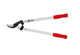 FELCO 201-60 Zweihand- Astschere mit 60 cm Gesamtlänge, Ziehender Schneidkopf