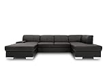DOMO. collection Wohnlandschaft Star, Leder-Sofa in U-Form, Polstergarnitur,...