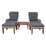 Tarrington House Sofa Lounge-Set Kambuku, für 2 Personen aus Akazienholz,...