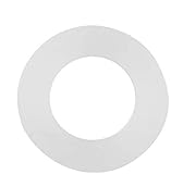O-Ringe, 12pcs flache Dichtung weiße Silikon O-Ring Dichtungsscheiben, für...