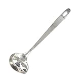 Fackelmann Löffel Saucenlöffel Edelstahl, Silber