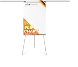Office Marshal Flipchart Ständer Dreibein Flip Chart Board 68x105cm magnetisch,...