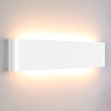 Lightess 18W 40CM Wandlampe LED Innen Modern Wandleuchte Weiß Up Down Flurlampe...