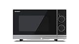 SHARP PS201AES Mikrowelle (Mikrowelle: 700W, 6 Leistungsstufen, Auftaufunktion,...