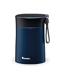 Aladdin Bistro Thermavac Stainless Steel Food Jar 0.4L Navy Blue – Keeps hot...