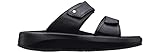 JOYA Vienna II Black - Damen Sandalen aus gewalktem Leder - 38