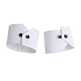 PENGXX Einfache Handgelenkmanschetten, abnehmbares Armband, elegante schwarze...