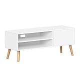 VASAGLE TV-Schrank, Lowboard, Fernsehschrank für Fernseher bis zu 55 Zoll, 120...