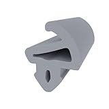 Anschlagdichtung mit Schlauch für Kömmerling Fenster - Grau - 5 Meter -...