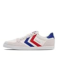 HUMMEL SLIMMER STADIL LOW, WHITE/BLUE/RED/GUM, 39