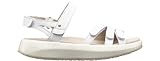 JOYA Merida White, Sandalen für Damen aus Vollnarbenleder mit Mikrofaserfutter,...