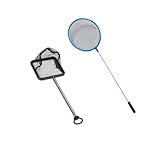 Forminda 2Pcs Aquarium Fischnetz, Garnelen Fangnetz,Mini Fischernetz Mit...