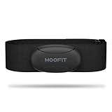 moofit HR8 Pulsmesser Brustgurt, Low Energy Echtzeit-Herzfrequenzdaten Bluetooth...