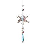 Schneeflocke Sonnenkollektor, 1 Stück Bunte Kristalllampe Prismen...