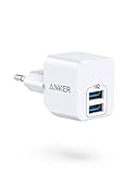 Anker PowerPort Mini Duales Wandladegerät, Extrem kompaktes USB-Ladegerät,...