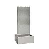 Köhko® Wasserwand 23001 aus Edelstahl Wasserspiel ca. 97 cm Höhe mit...