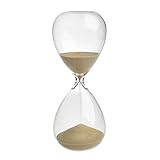 TFA Dostmann Sanduhr 15 Minuten, 18.6009.53.90, aus Glas, goldfarbenen Sand,...