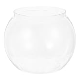 Transparentes Goldfischglas kleine Fischschale aus Plastik Bonsaischale...