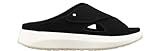 JOYA Alicante Black, Sandalen für Damen aus Veloursleder mit Klettverschluss,...