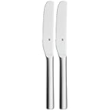 WMF Nuova Brunchmesser Set 2-TLG, Frühstücksmesser 19,5 cm, Brötchenmesser...