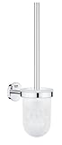 GROHE Start Cosmopolitan - Toilettenbürstengarnitur (Material: Glas/Metall,...